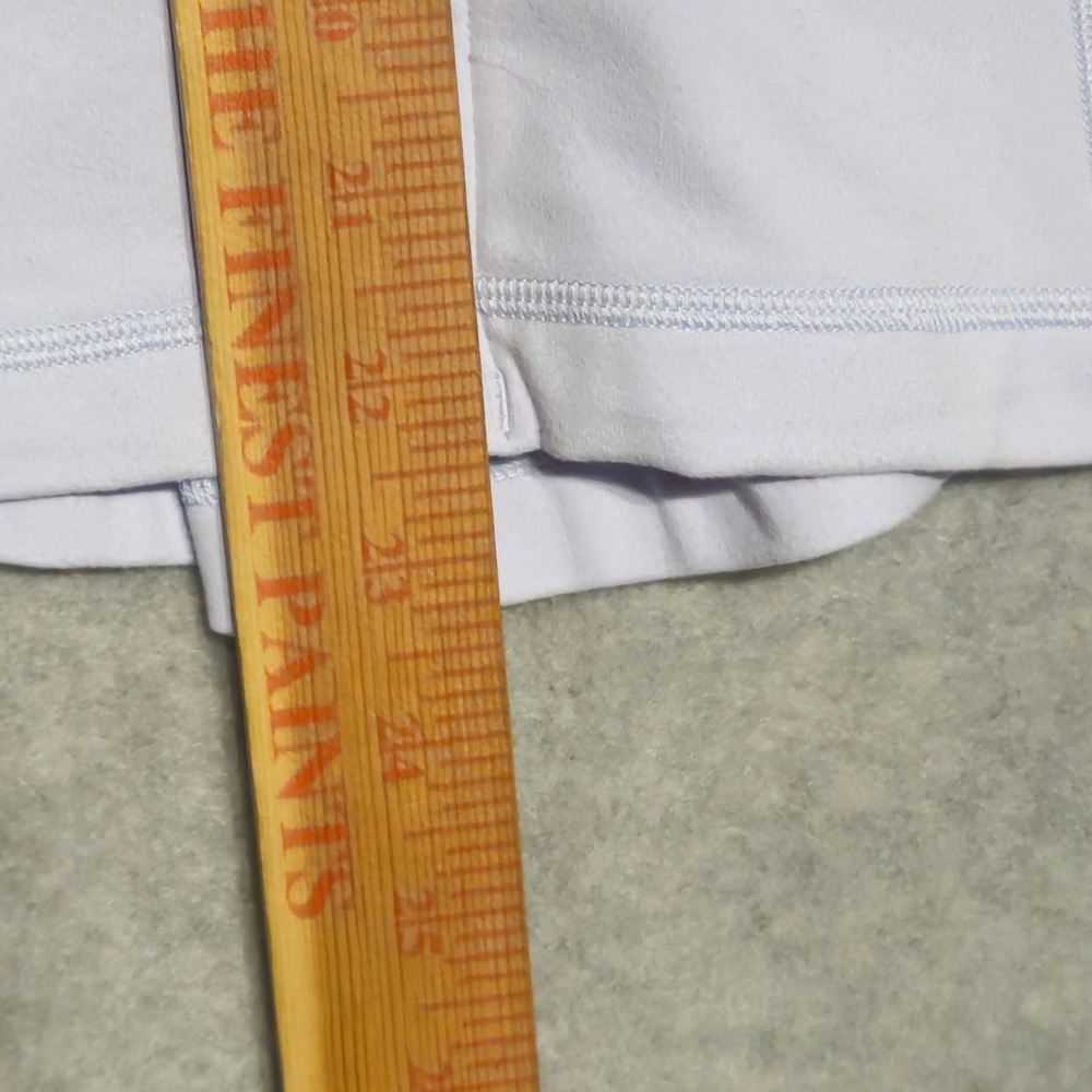 Lululemon Define Jacket Women 6 Pastel Blue Full Zip Luon Thumbholes LW4AAWK - Picture 6 of 7